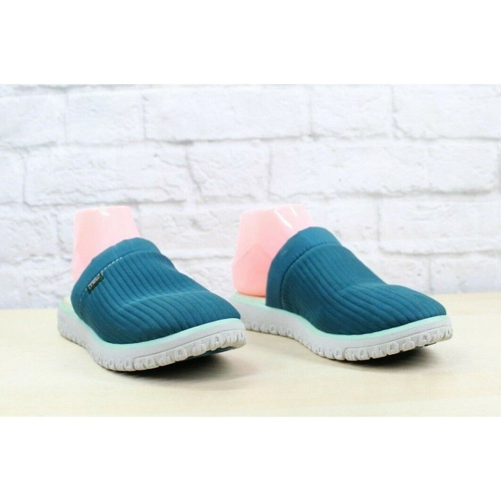 LL Bean Blue Mesh Cozy Super Soft Airlight Slipper Scuffs Size 6 M - Picture 3 of 9